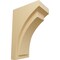 Ekena Millwork 2 1/2"W x 3 3/4"D x 6"H Mini Felix Wood Corbel, Alder CORW02X03X06FEAL - alternate 1